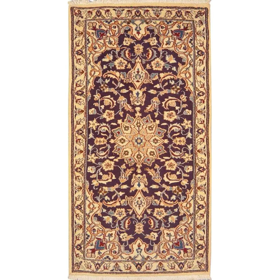 One Of The Kind Persian Nain Rug 4'4" x 2'2"